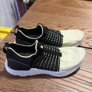 Nike Black and Cream Athletic Shoes